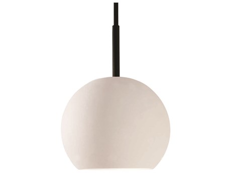 A19 Orb 1-Light White LED Globe Mini Pendant