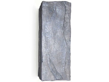 A19 Stone 1-Light Grey Wall Sconce