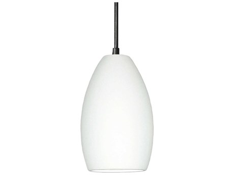 A19 Antigua 1-Light White Mini Pendant