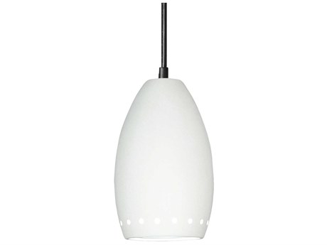 A19 Grenada 1-Light White Mini Pendant