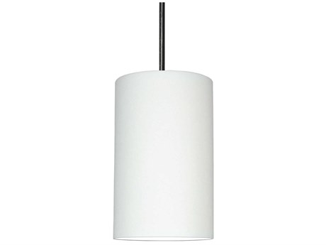 A19 Andros 1-Light White Cylinder Mini Pendant