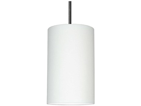 A19 Gran Andros 1-Light White Cylinder Mini Pendant