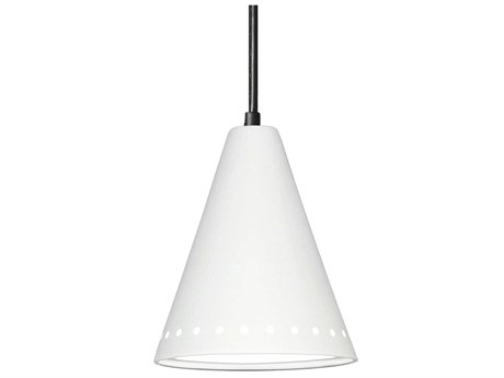 A19 Greenlandia 1-Light White Mini Pendant