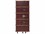 Authentic Models 23" Brown Mahogany Wood Green & Light Honey Bar Cabinet  A2MF078FG