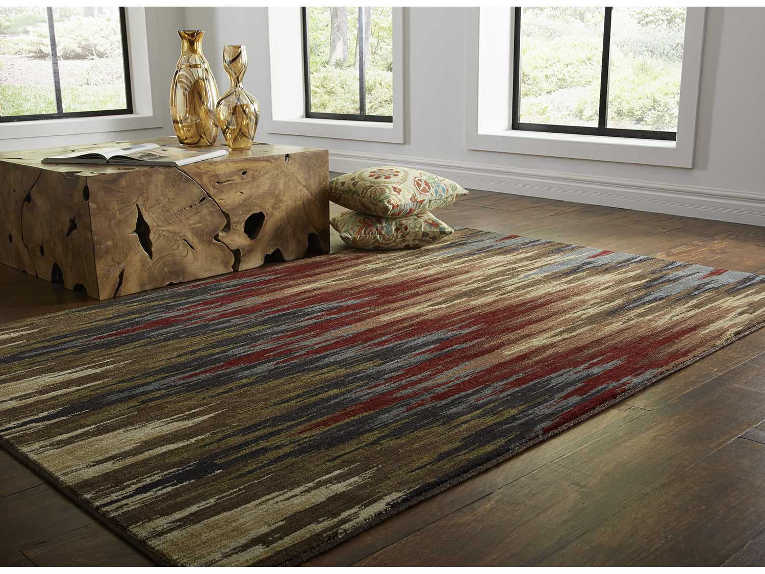 American Rug Craftsmen Dryden Big Horn Mesquite Rectangular Area Rug ...