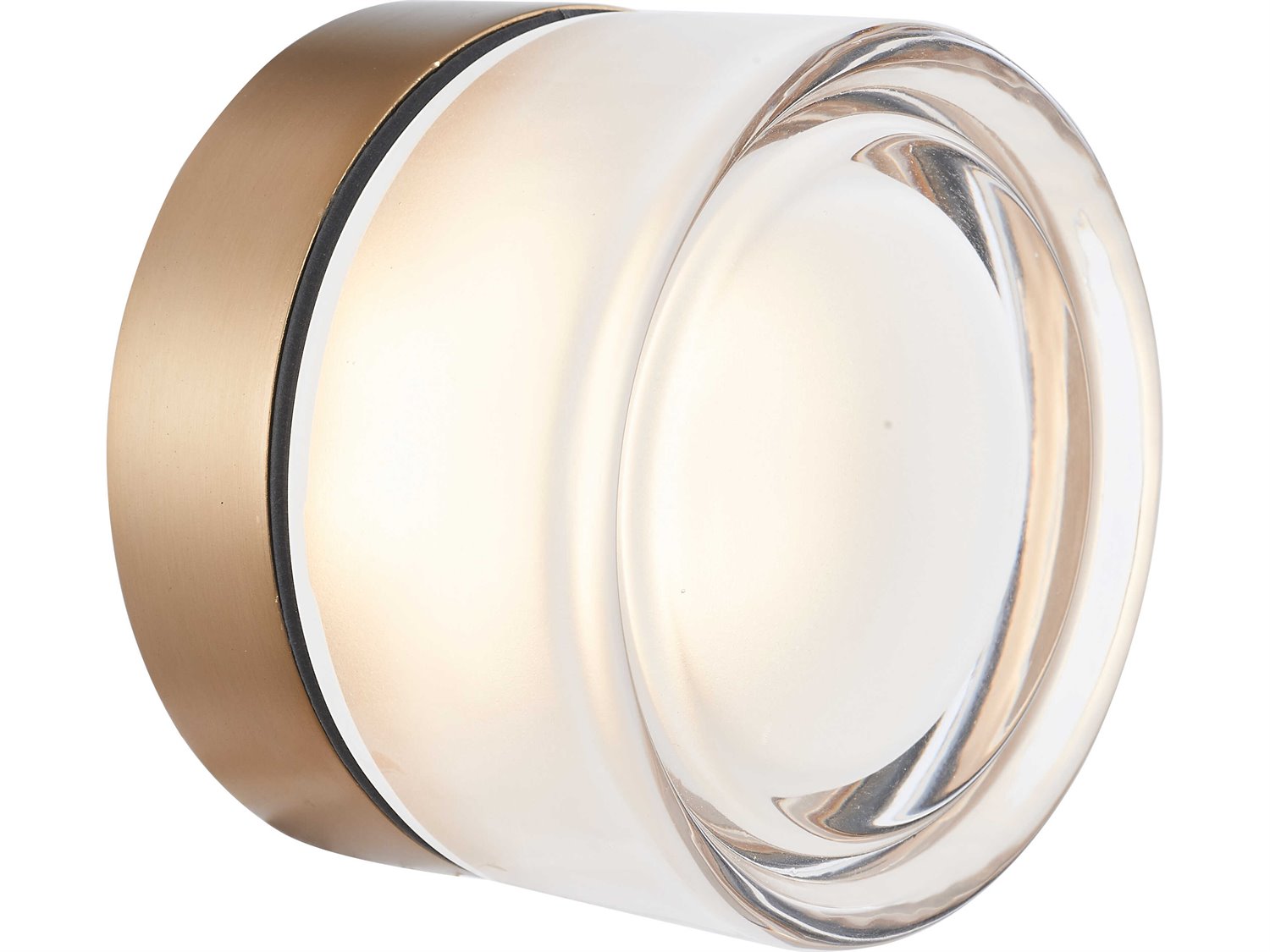 Abra Elf 1-Light Outdoor Wall Light in Anodized Gold