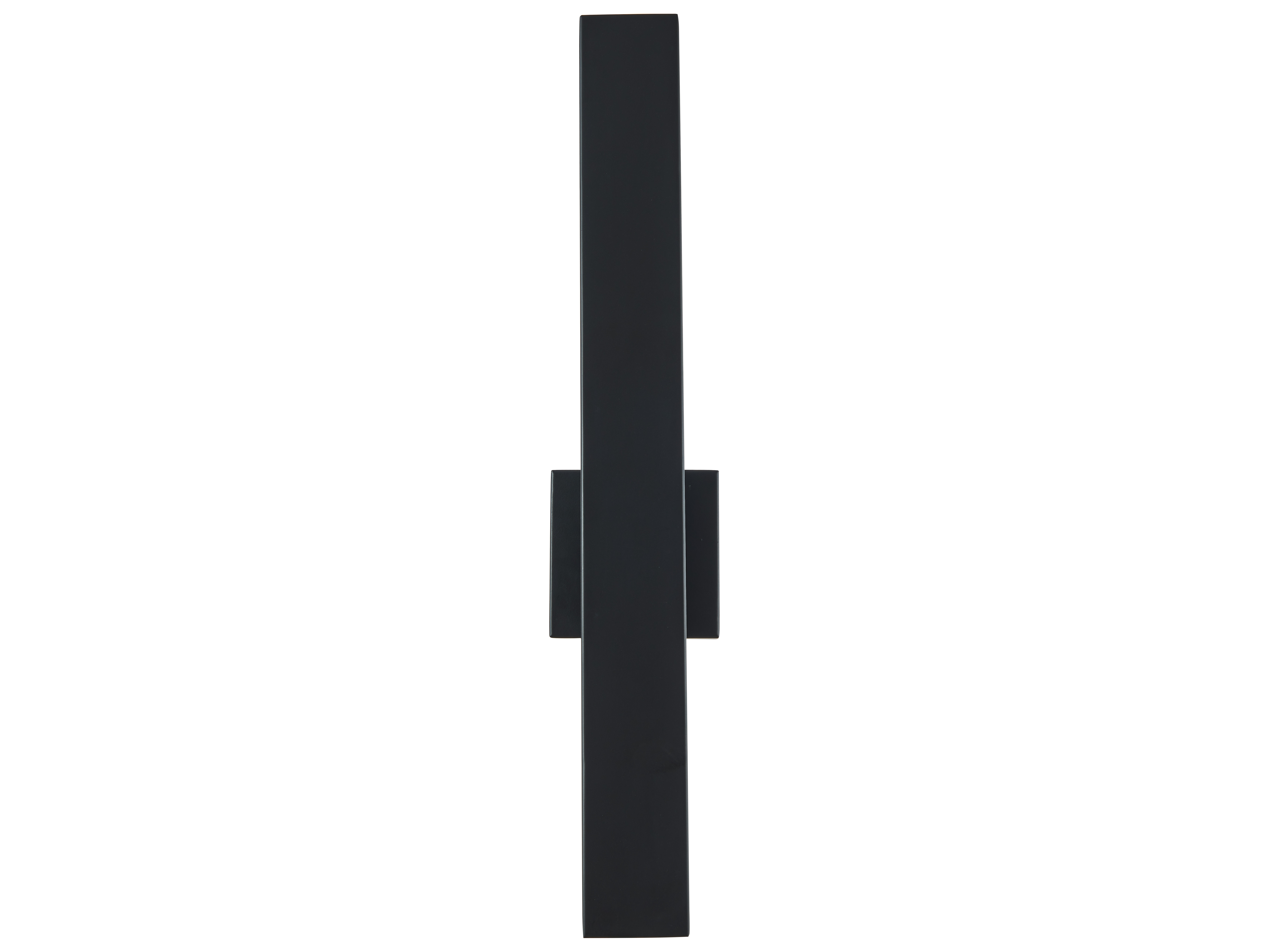 Abra Yoga 1-Light Outdoor Wall Light in Matte Black