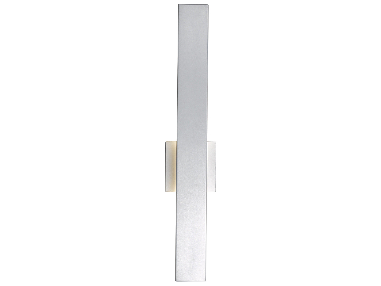 Abra Yoga 1-Light Outdoor Wall Light in Silica