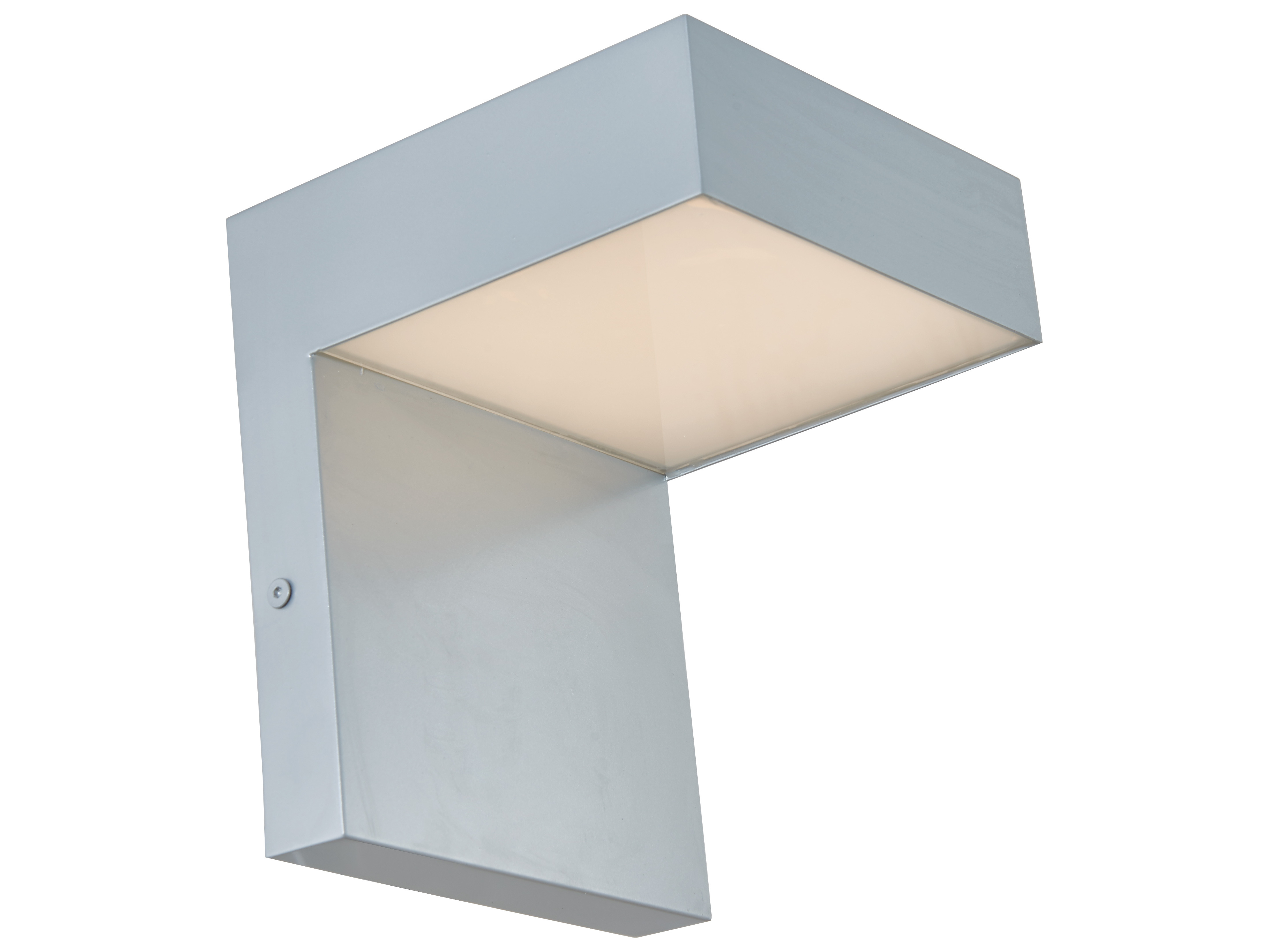 Abra Yoga 1-Light Outdoor Wall Light in Silica