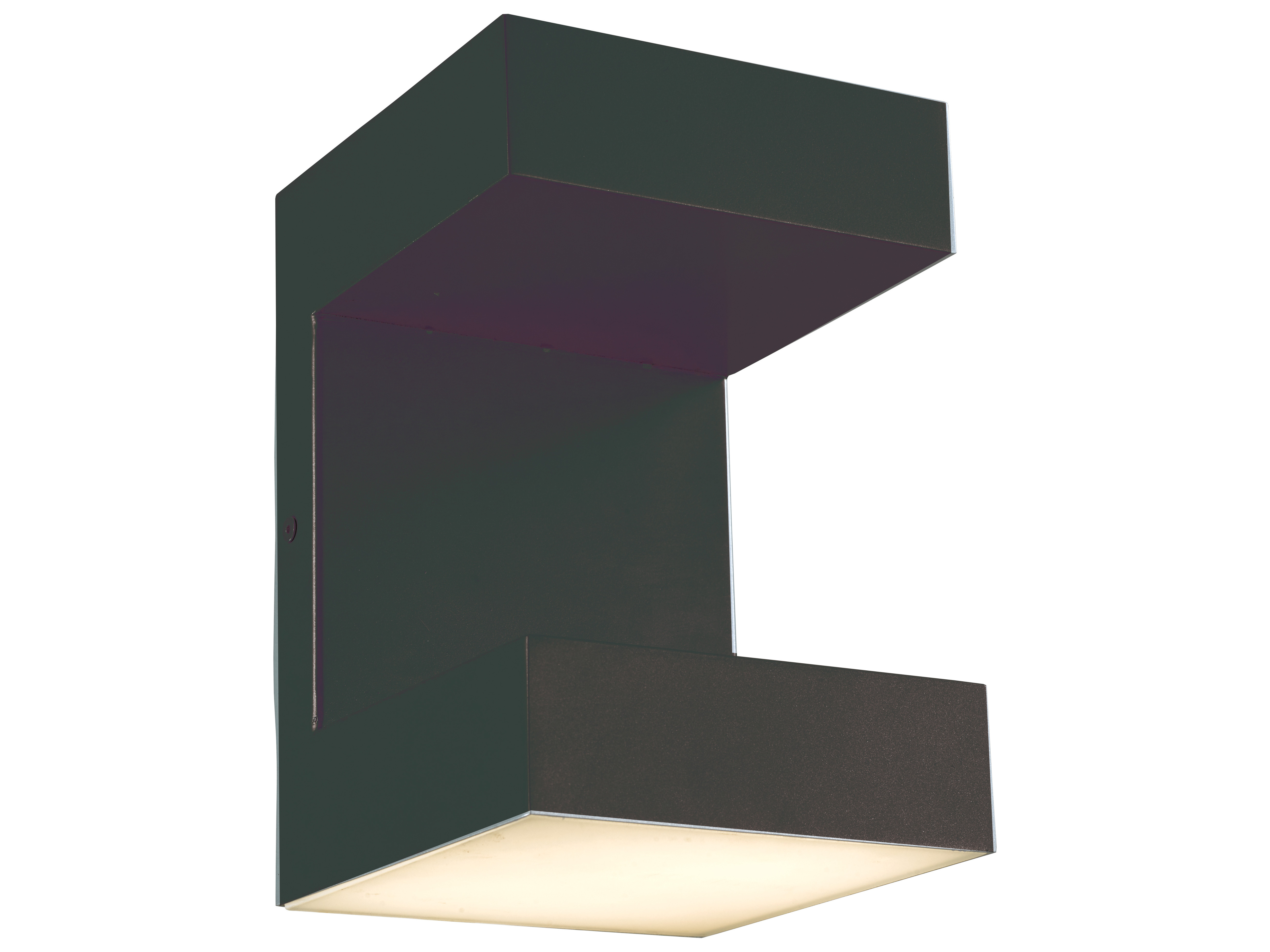 Abra Yoga 2-Light Outdoor Wall Light in Matte Black