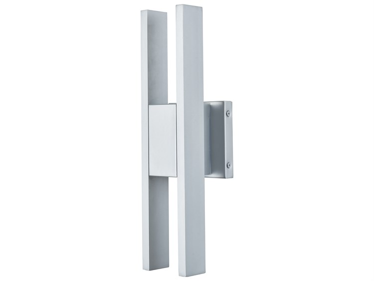 Abra Slate 2-Light Outdoor Wall Light Silica 2