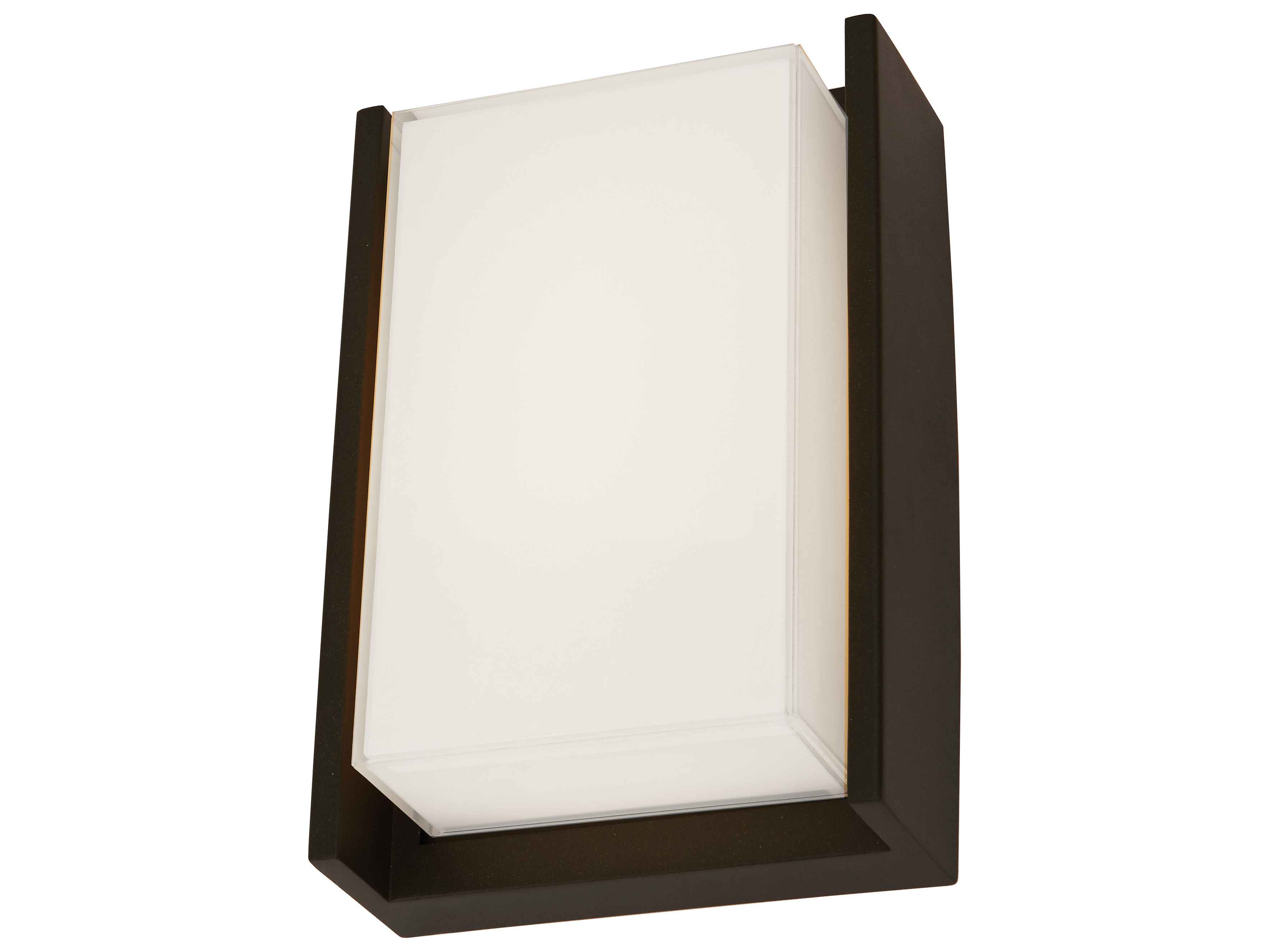 Abra Titon 1-Light Outdoor Wall Light in Matte Black