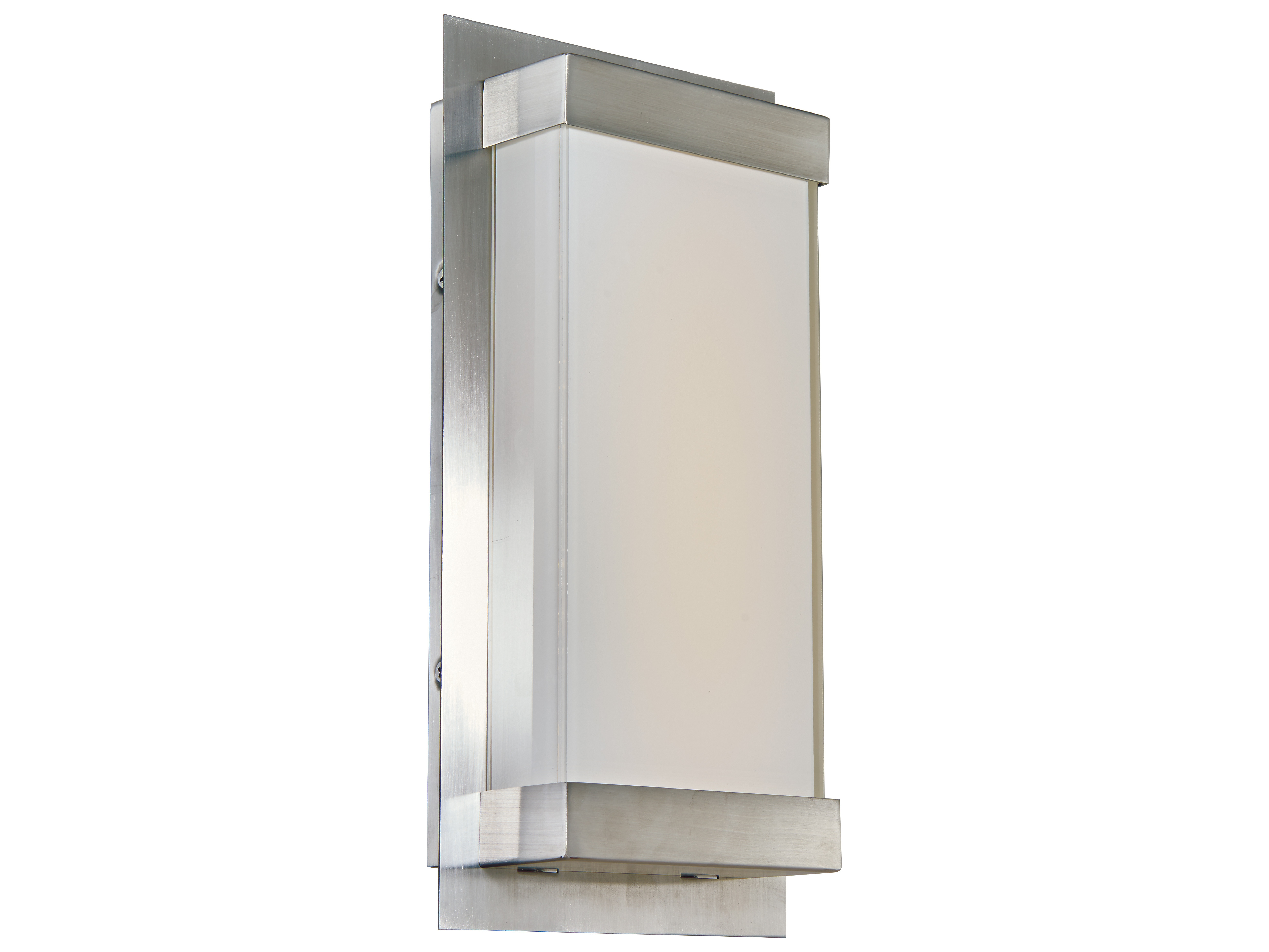 Abra Atom 1-Light Outdoor Wall Light in Stainless Steel