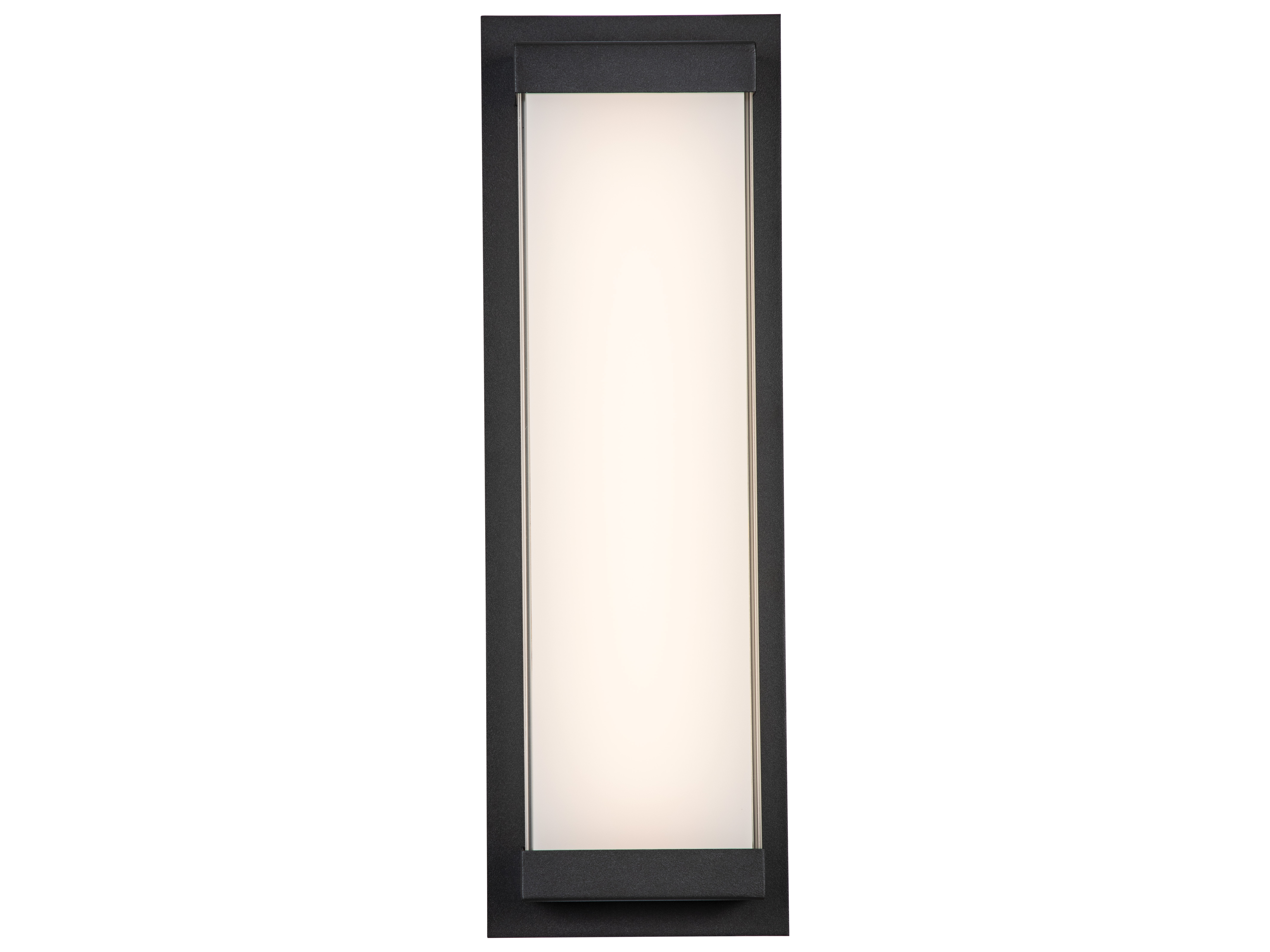 Abra Atom 1-Light Outdoor Wall Light in Matte Black