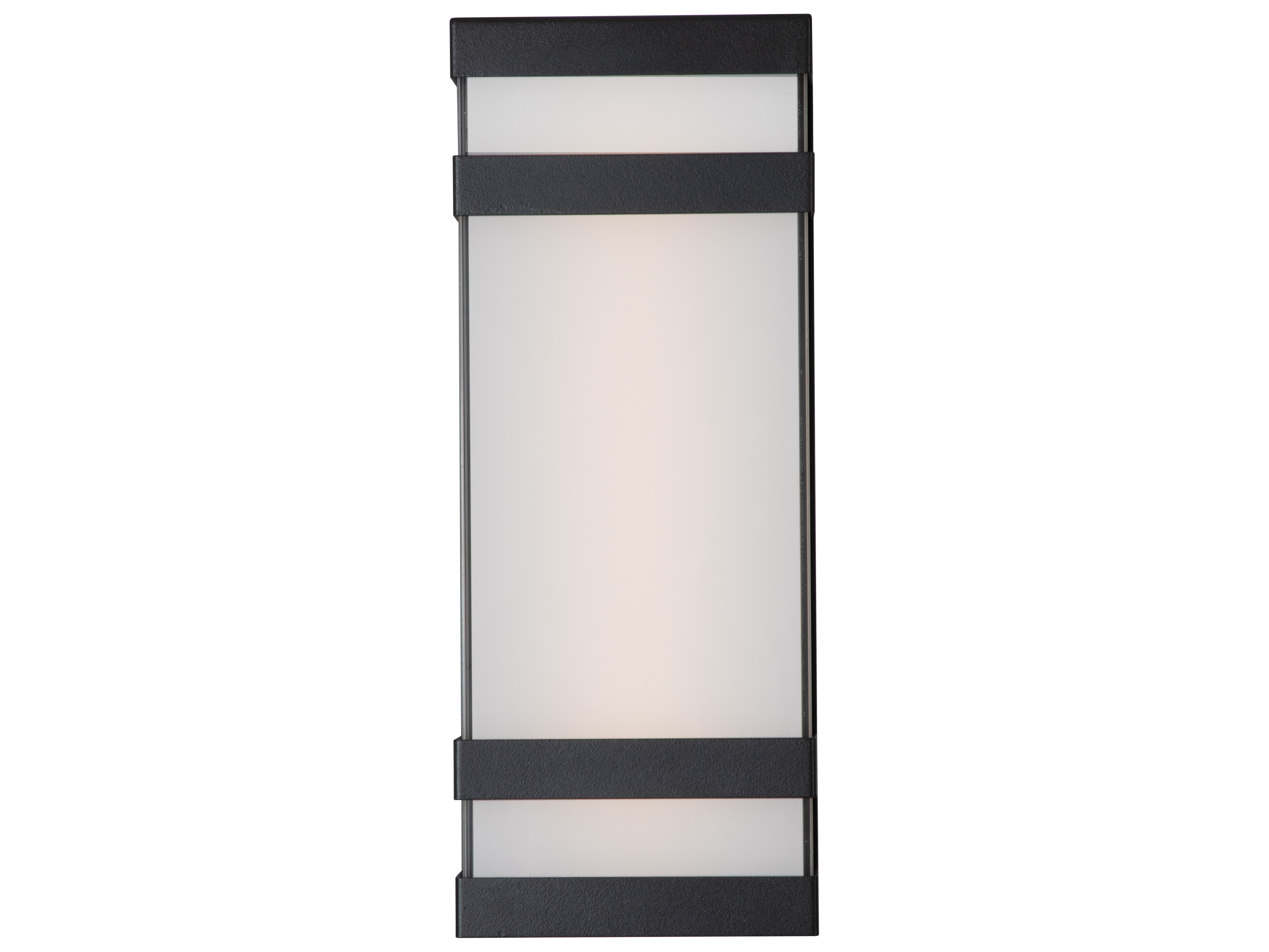 Abra Proton 1-Light Outdoor Wall Light in Matte Black