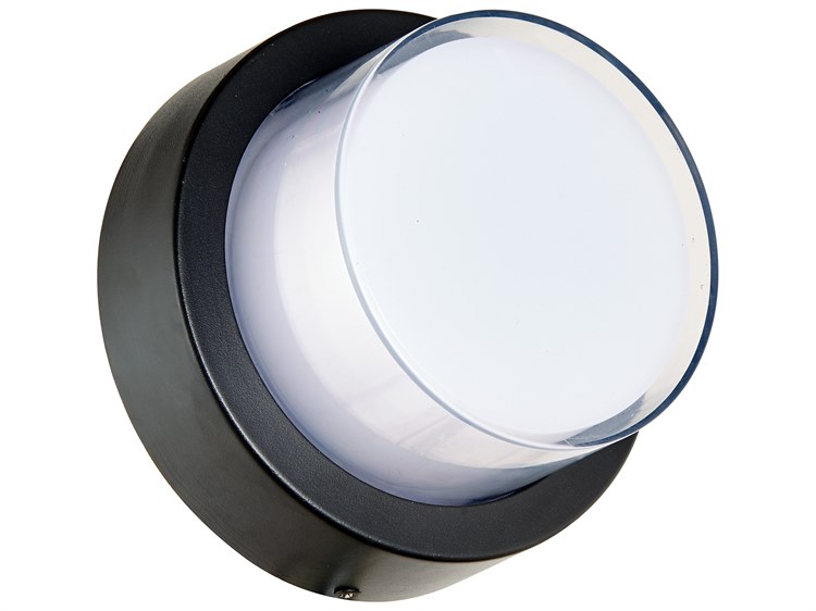 Abra Geo 1-Light Outdoor Wall Light Black 2