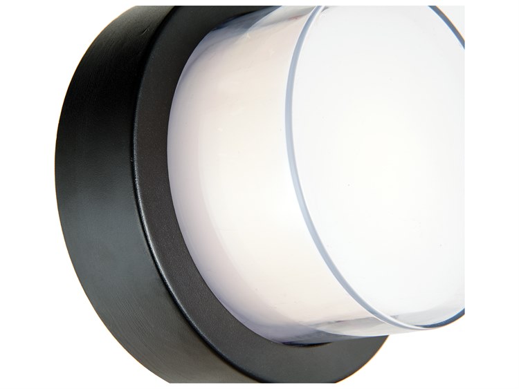 Abra Geo 1-Light Outdoor Wall Light Black 4
