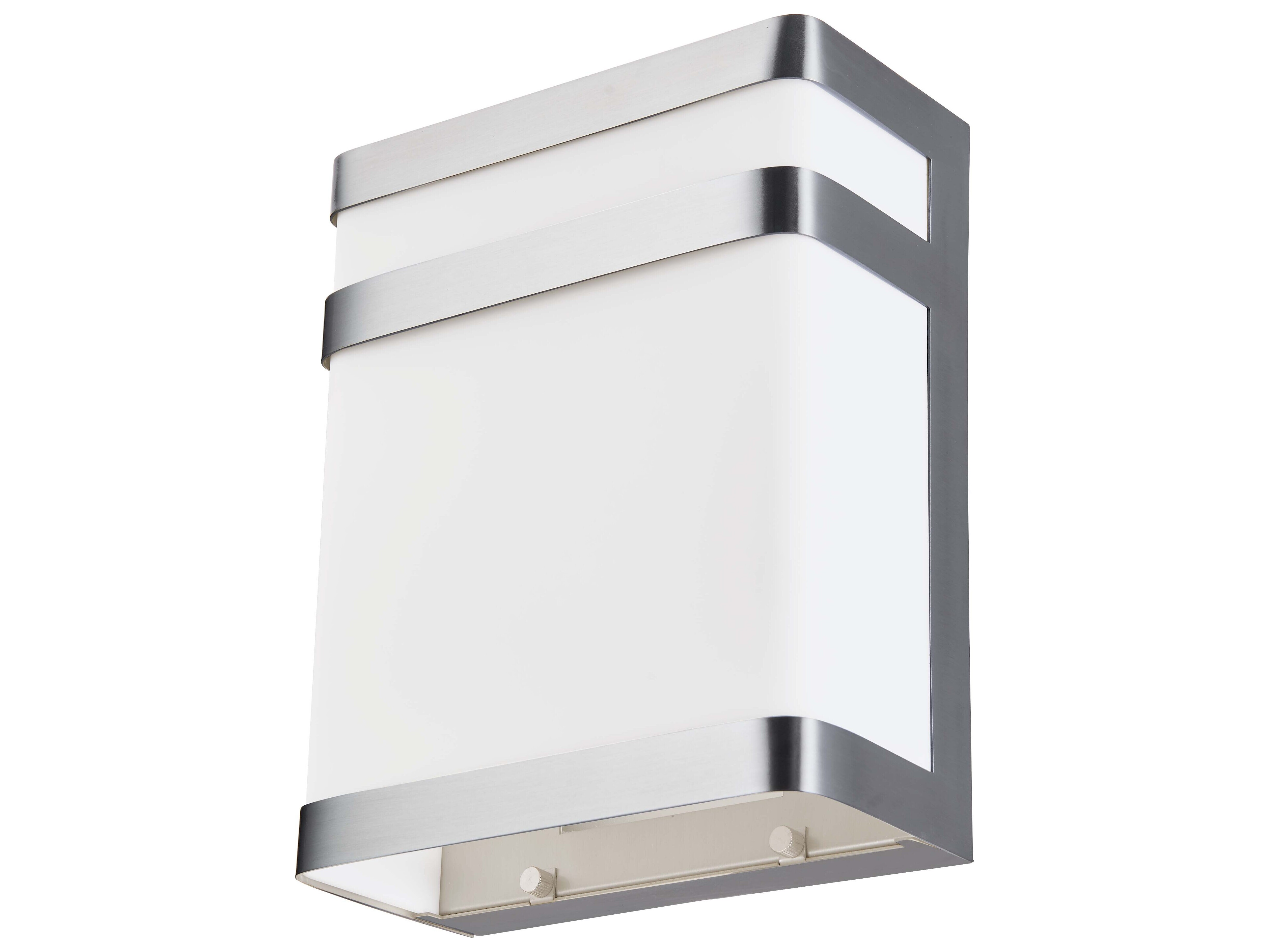 Abra Sentinel 1-Light Outdoor Wall Light in Stainless Steel