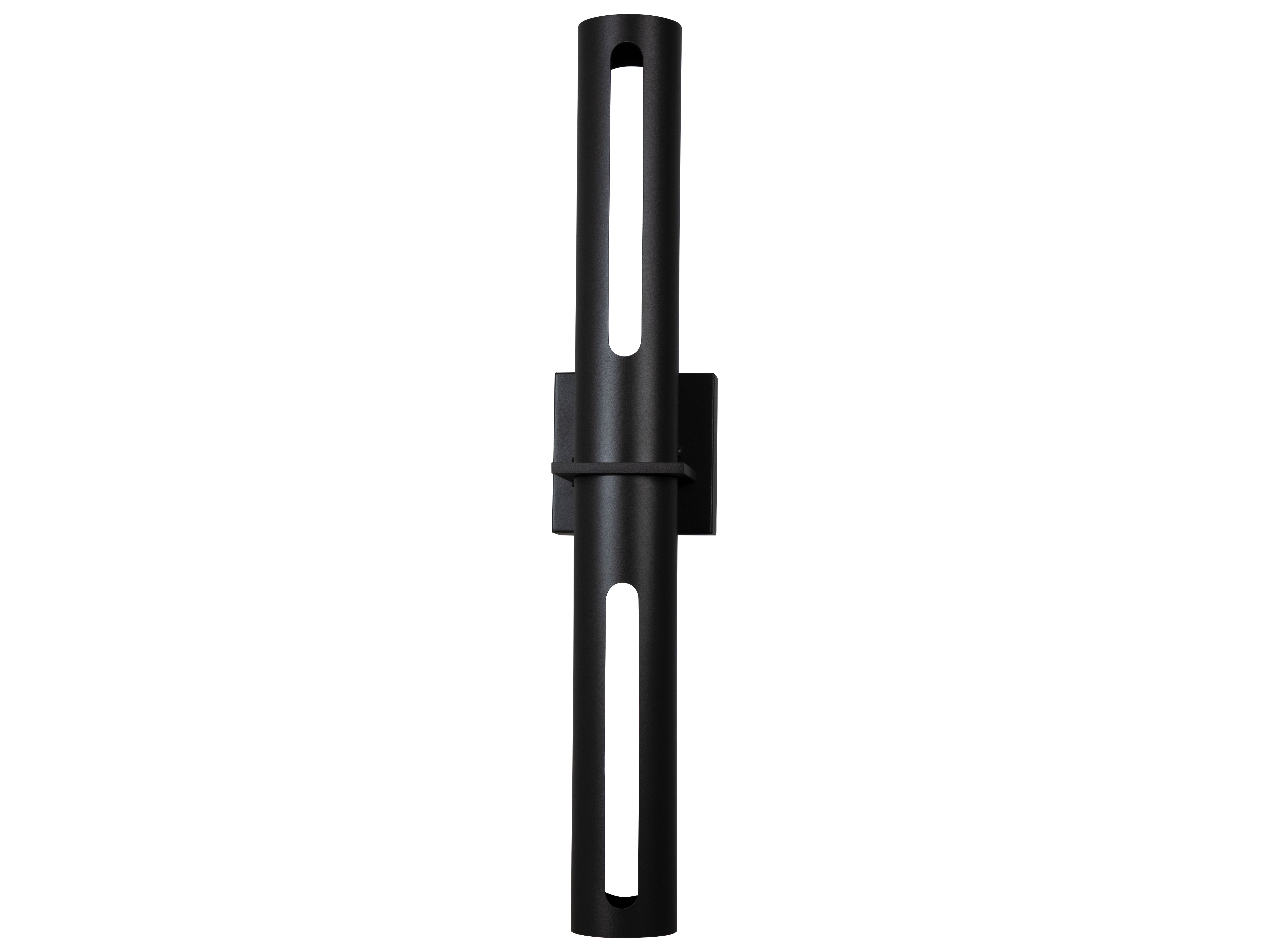 Abra Beacon 2-Light Outdoor Wall Light in Matte Black