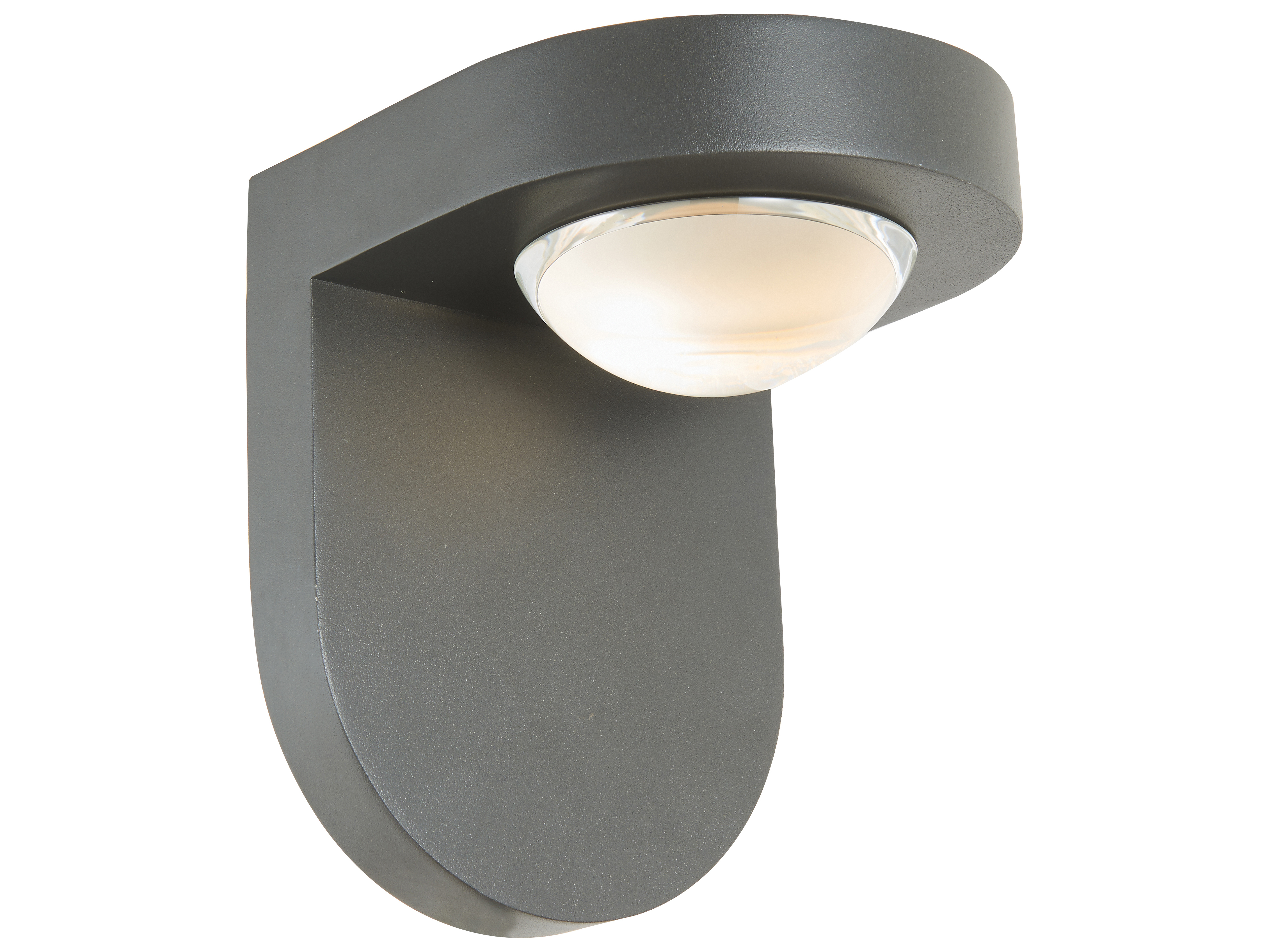 Abra Pharos 1-Light Outdoor Wall Light in Matte Black