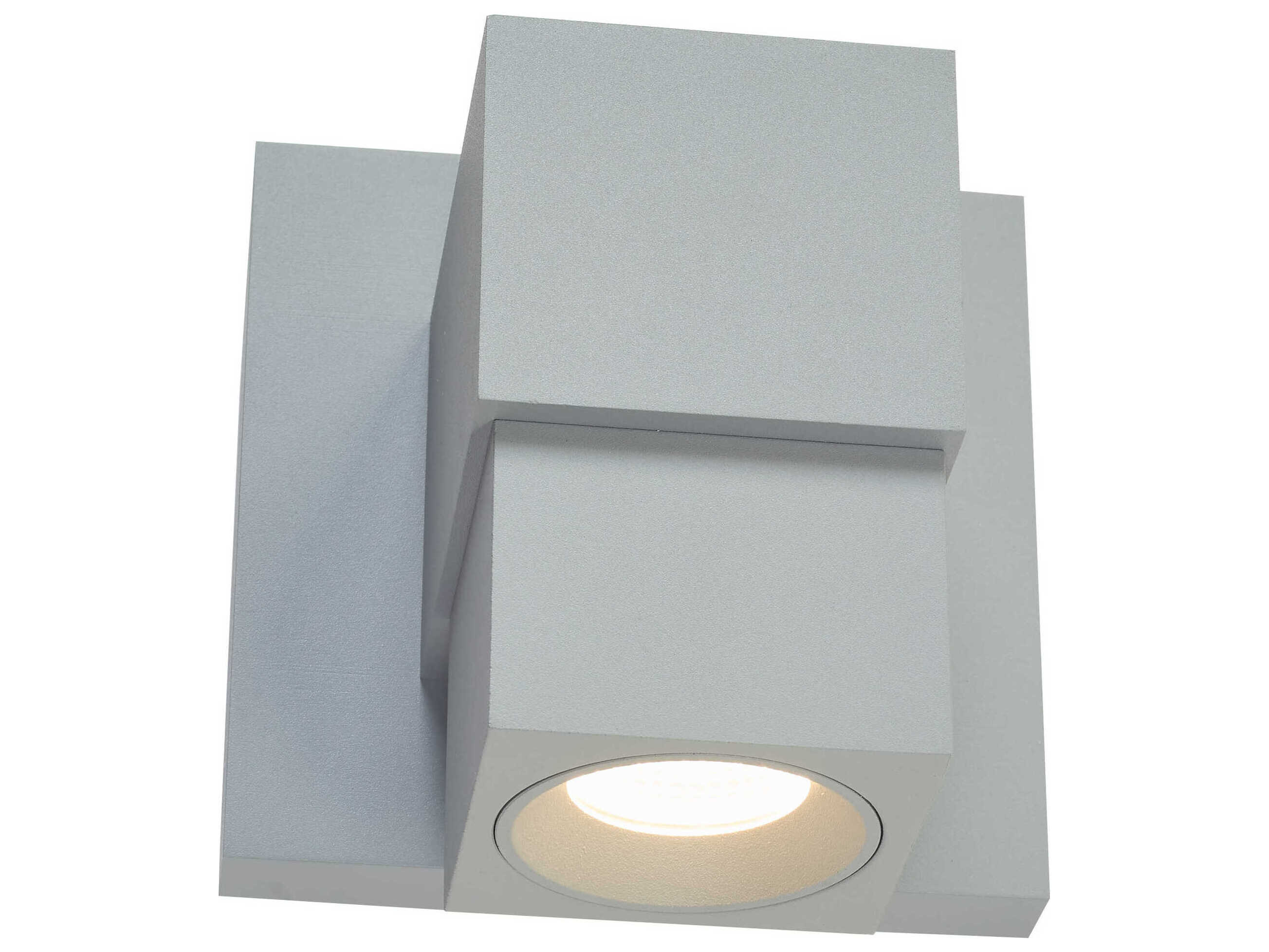 Abra Optics 1-Light Outdoor Wall Light in Silica