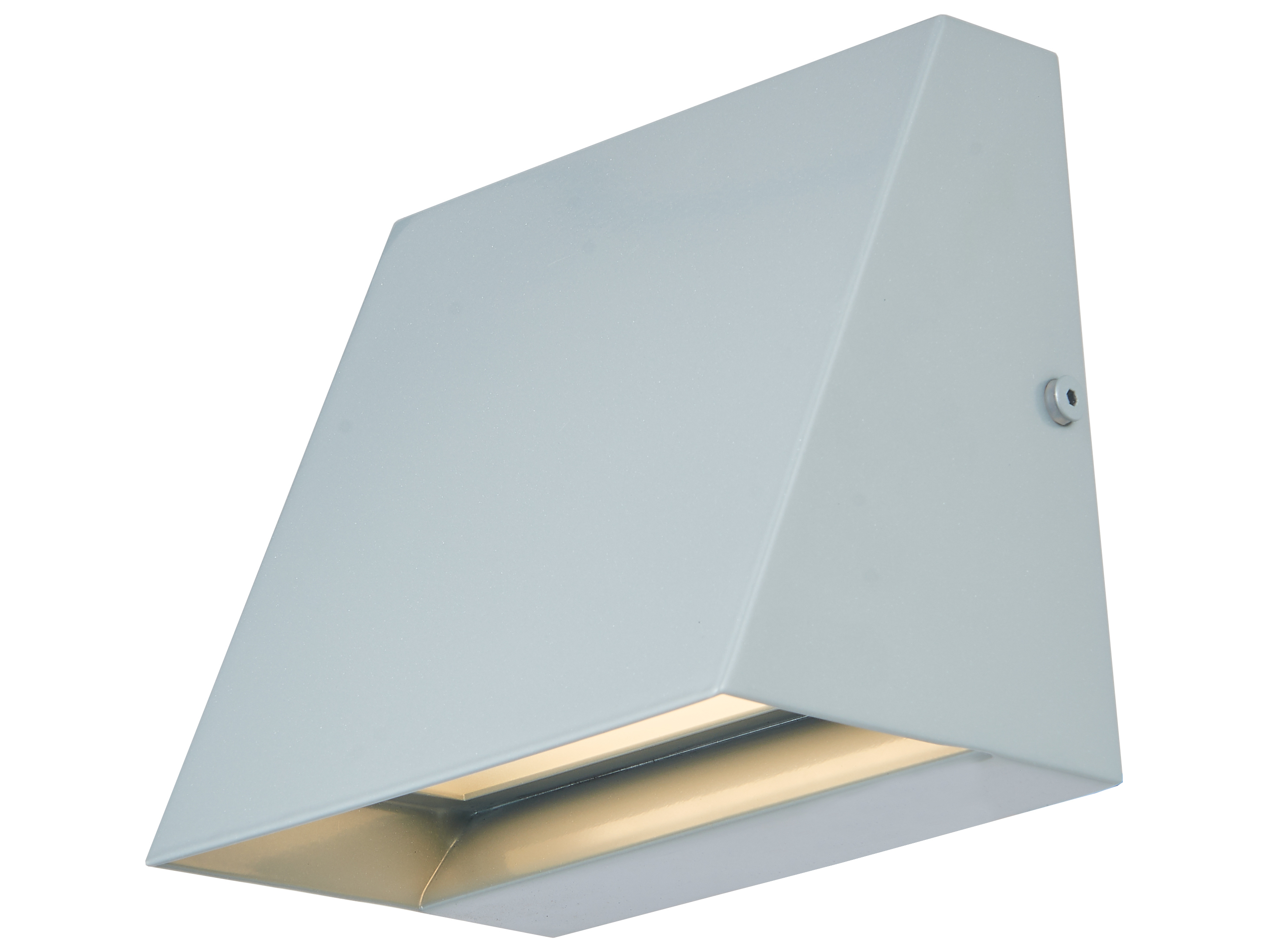 Abra Wedge 1-Light Outdoor Wall Light in Silica