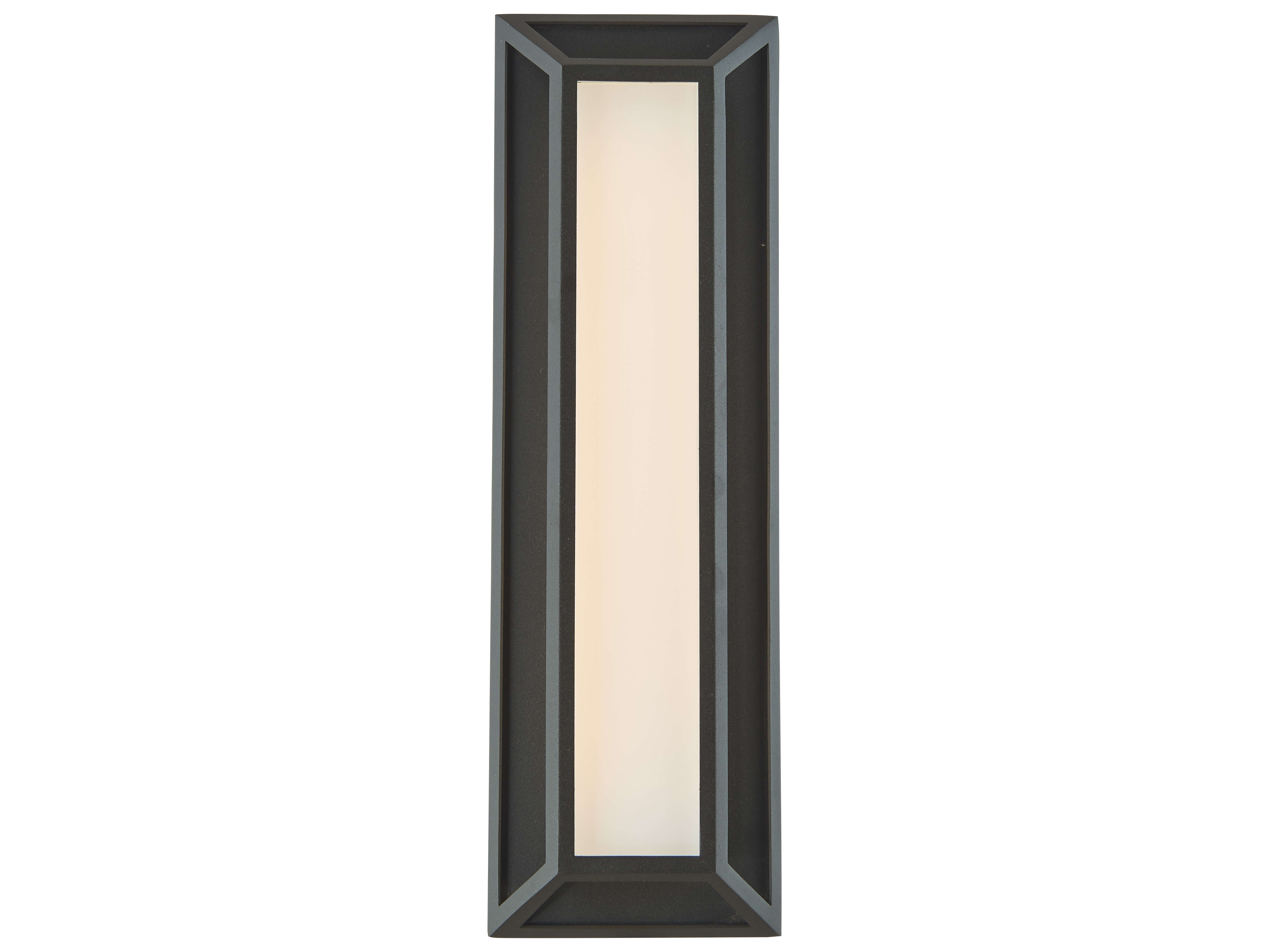 Abra Cell 1-Light Outdoor Wall Light in Matte Black