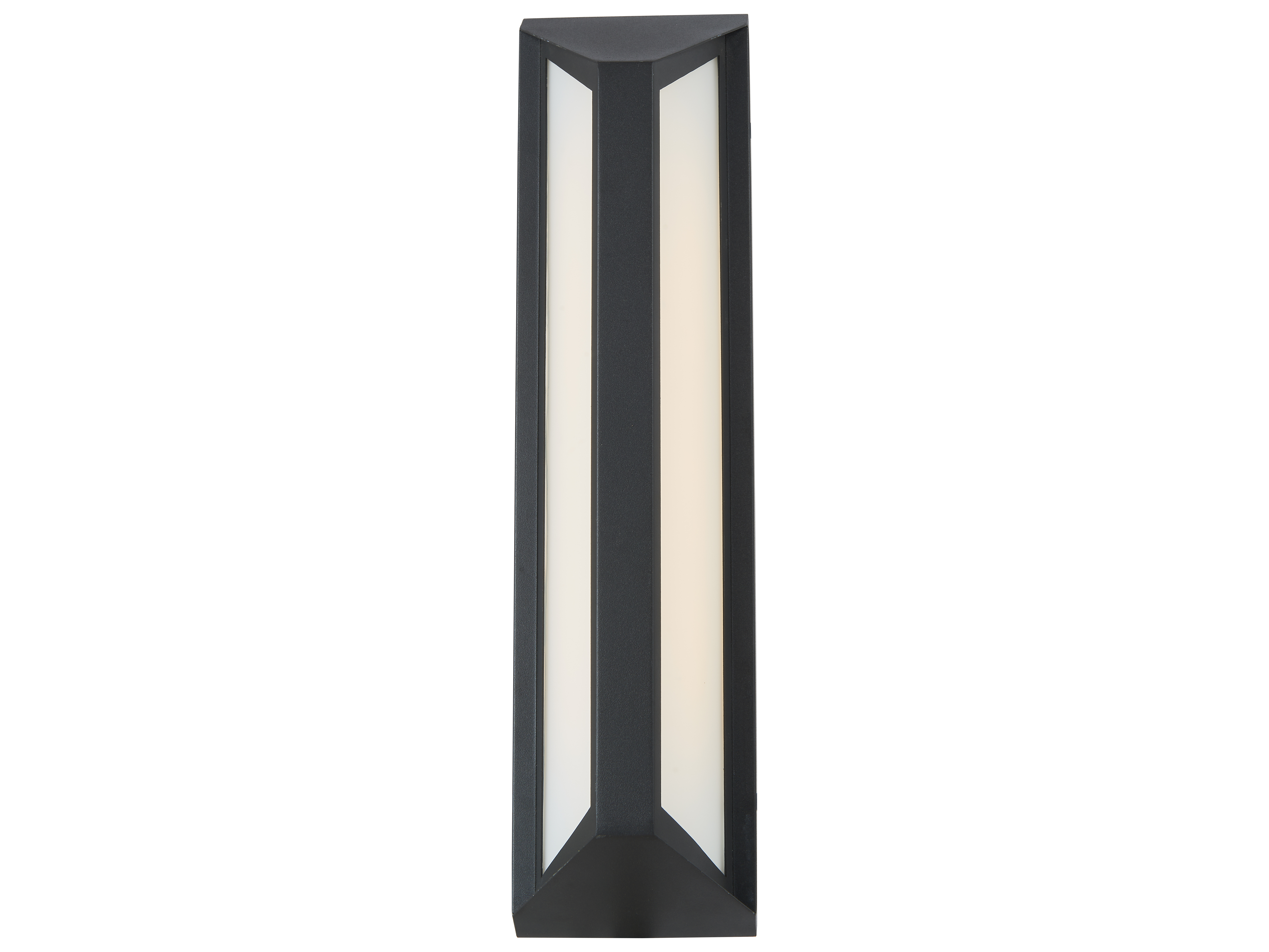Abra Newport 1-Light Outdoor Wall Light in Matte Black