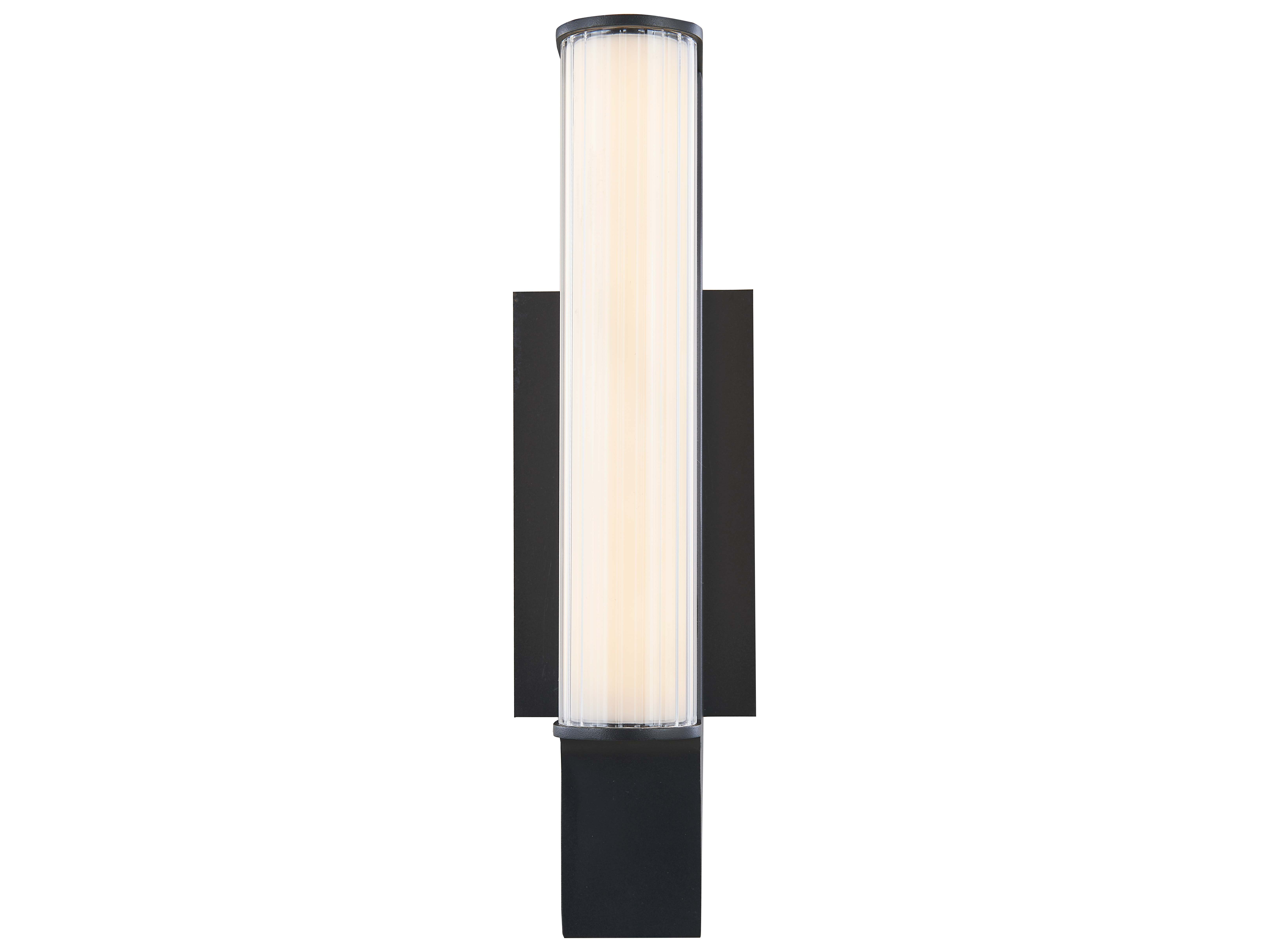 Abra Macie 1-Light Outdoor Wall Light in Matte Black