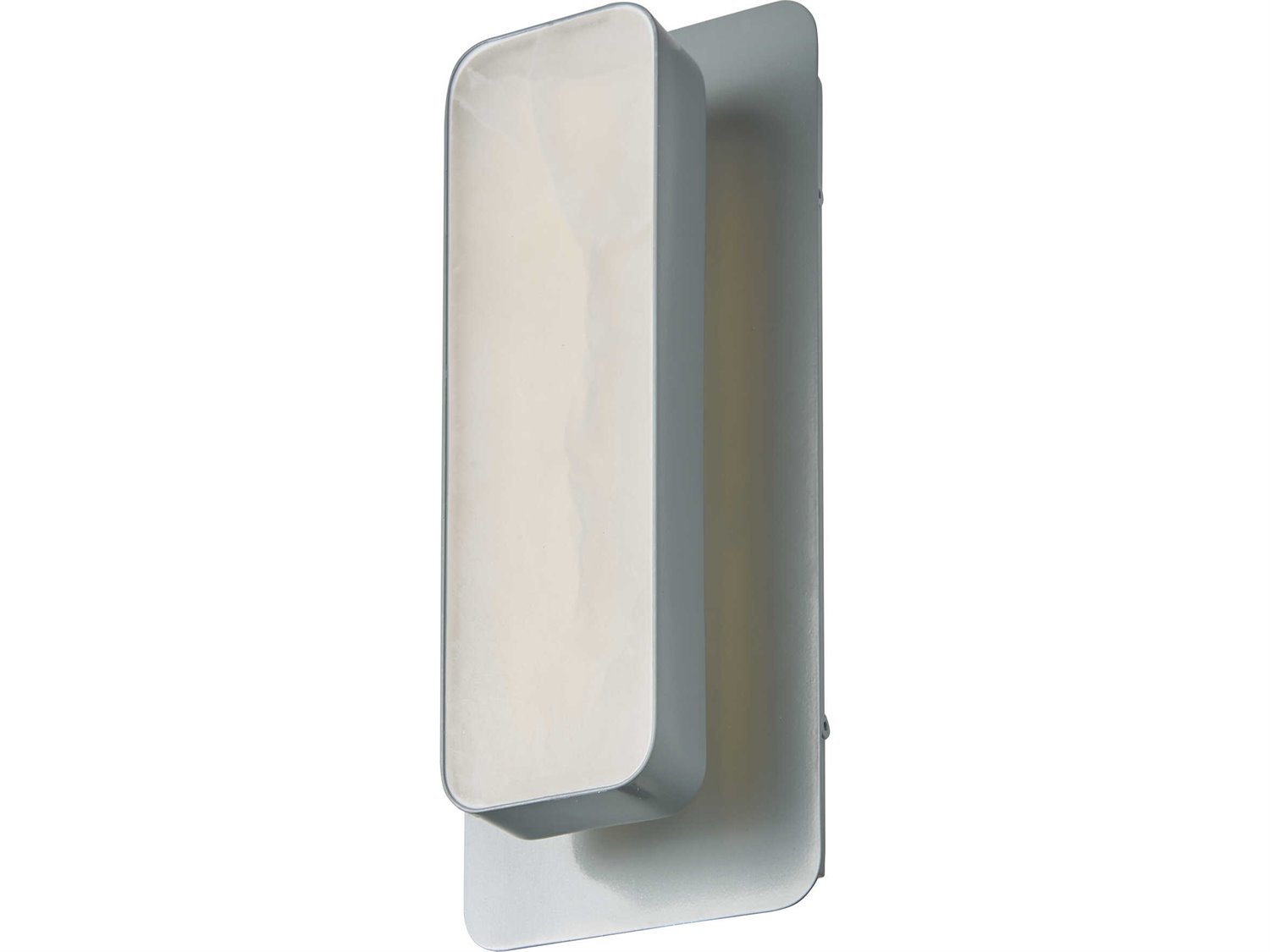 Abra Ingot 1-Light Outdoor Wall Light in Silica
