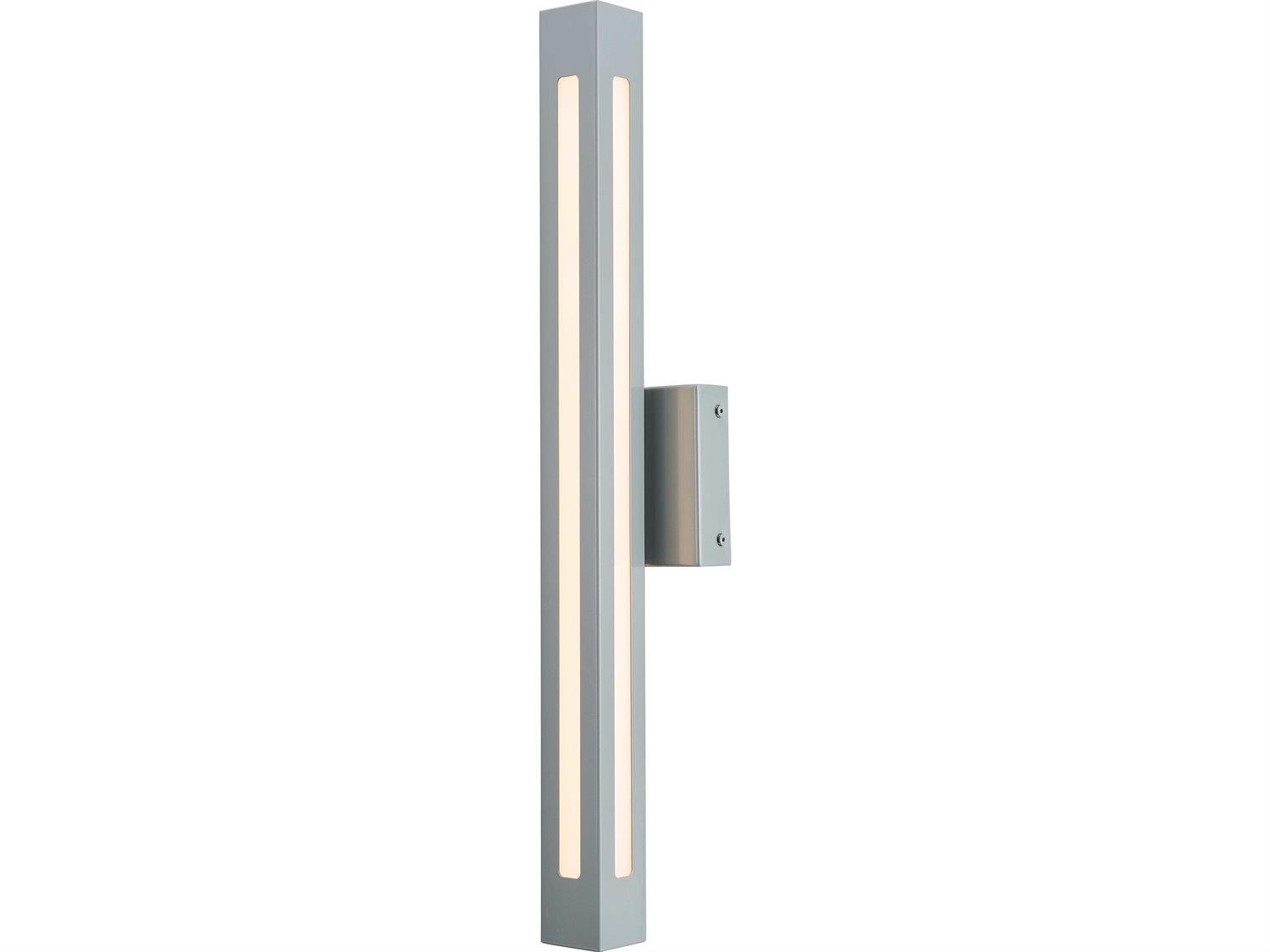 Abra Prism 1-Light Outdoor Wall Light in Silica