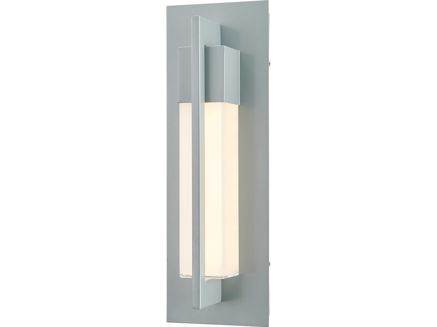 Abra Electron 1-Light Outdoor Wall Light in Silica