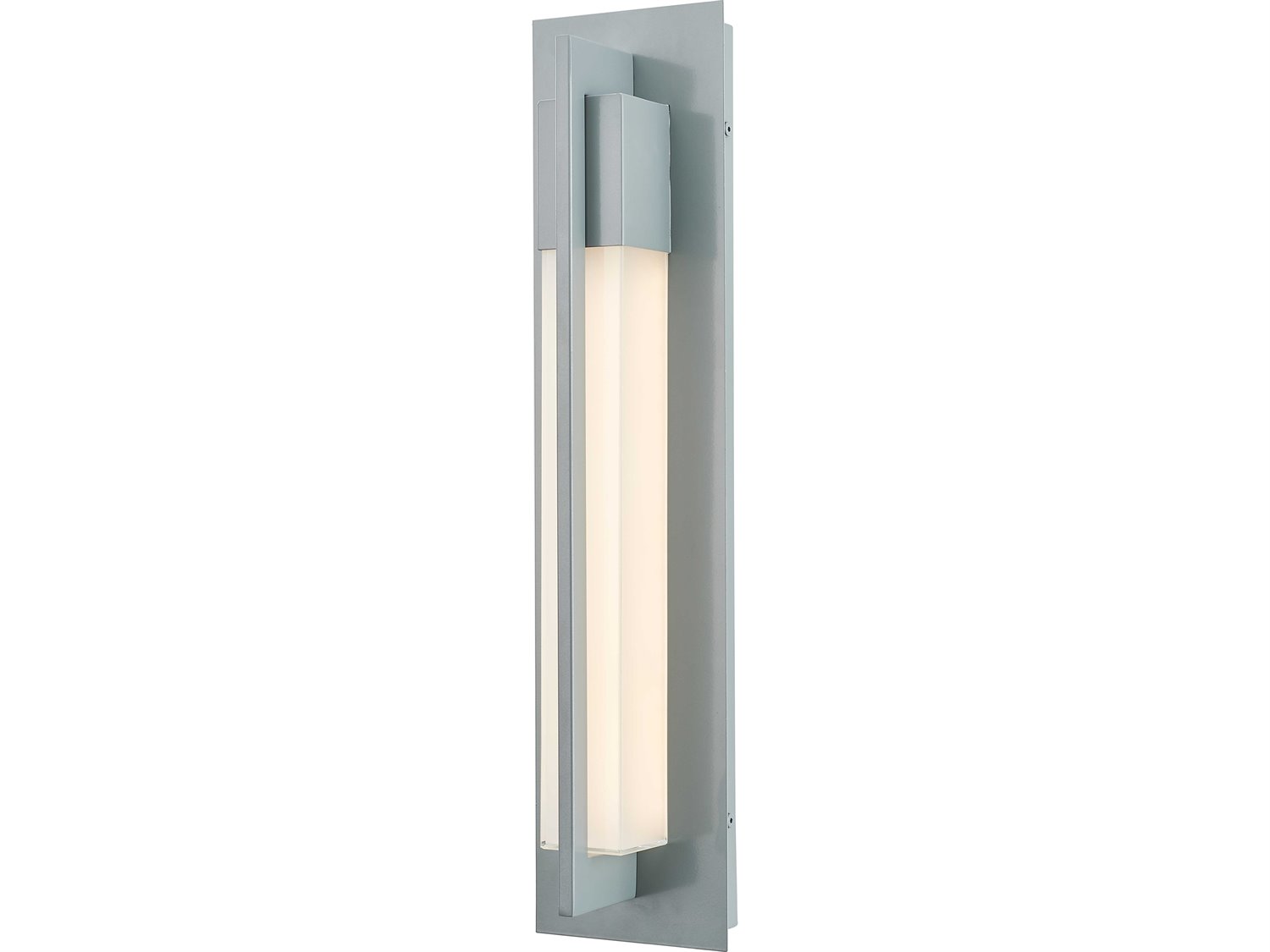 Abra Electron 1-Light Outdoor Wall Light in Silica