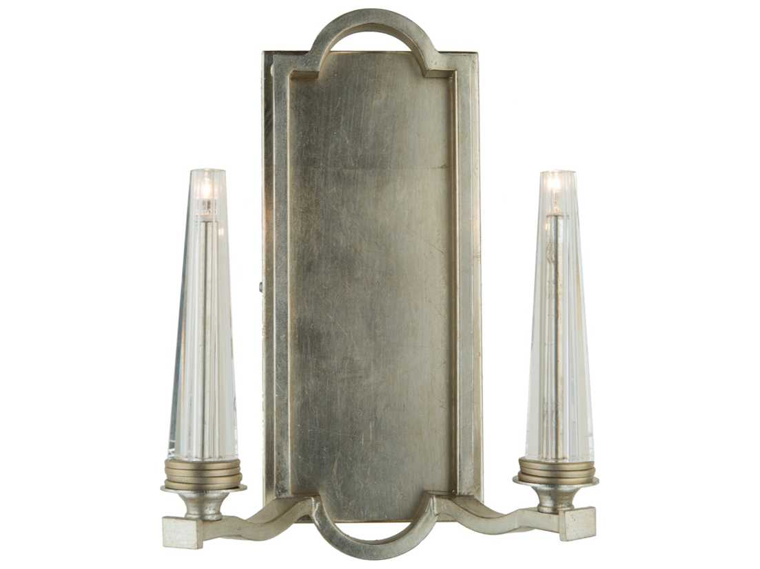 Artcraft Lighting Perceptions Silver Leaf Two-Light Wall Sconce ACAC10252SL