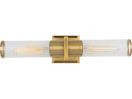 Artcraft Positano 2-Light Brushed Brass Vanity Light