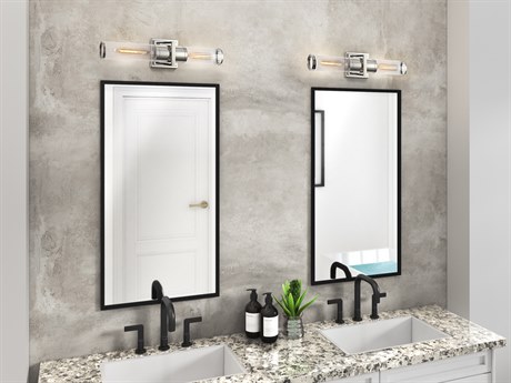 Artcraft Positano 2-Light Polished Nickel Vanity Light