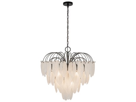Artcraft Alessia 10-Light Black Tiered Chandelier
