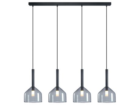 Artcraft Kali 4-Light Black Island Pendant