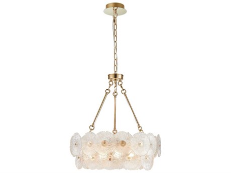 Artcraft Bloom 15-Light Brass Chandelier