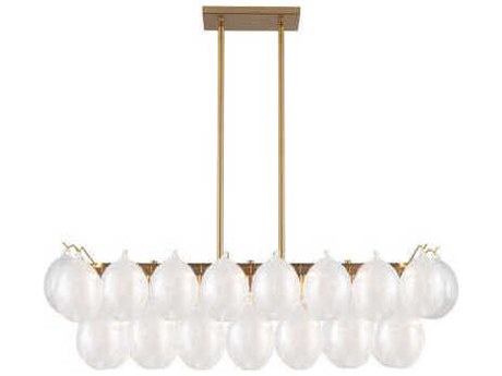 Artcraft Globo 8-Light Brass Island Pendant
