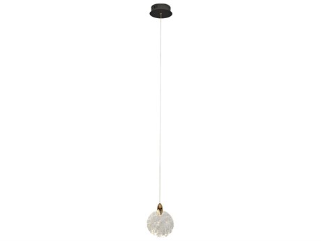Artcraft Snowflake Satin Brass Mini Pendant