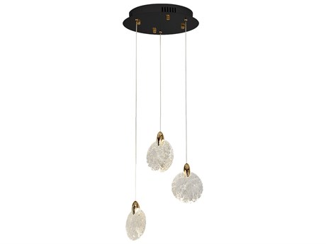Artcraft Snowflake Satin Brass Mini Pendant