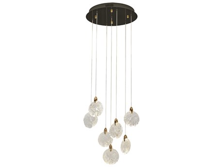 Artcraft Snowflake Satin Brass Pendant