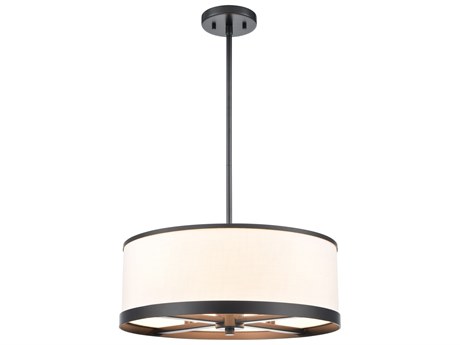 Artcraft High Street 4-Light Black Pendant