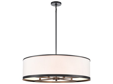 Artcraft High Street 8-Light Black Pendant