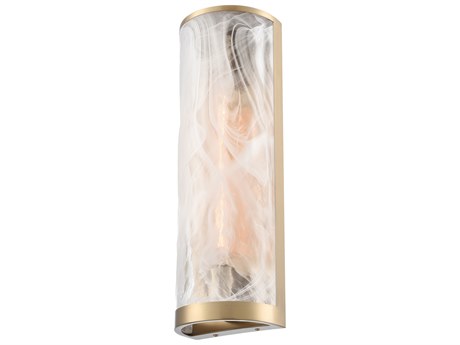 Artcraft Skye 2-Light Brass Wall Sconce