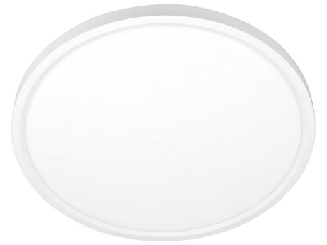 Artcraft 1-Light White LED Round Flush Mount