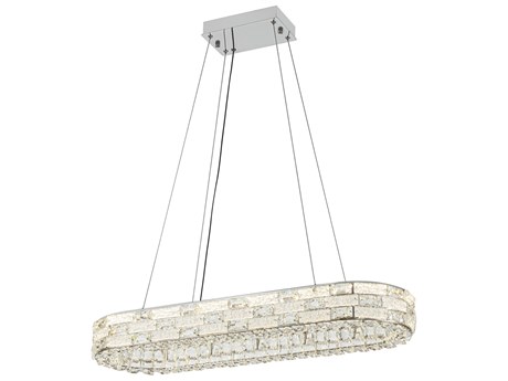 Artcraft Elegance Chrome Linear Island Pendant