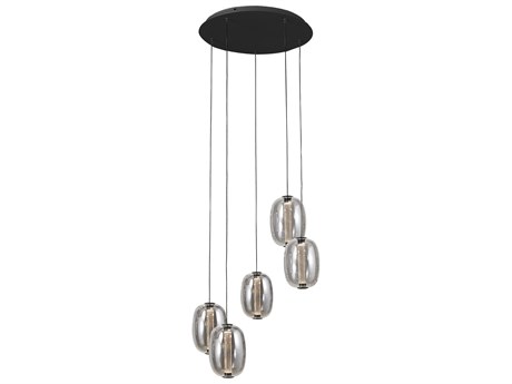 Artcraft Vega 5-Light Black Pendant