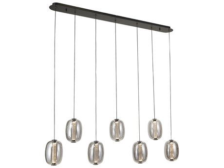 Artcraft Vega Black Linear Island Pendant